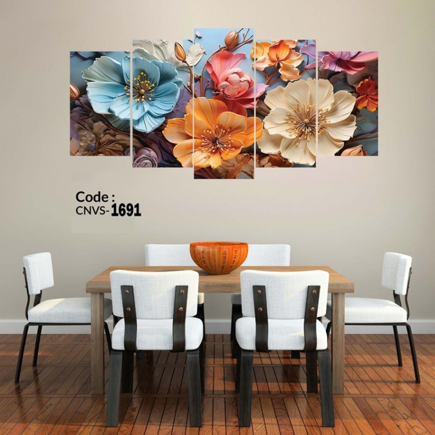 3D Wall Canvas 18*36 inch 5Pcs In 1 Set