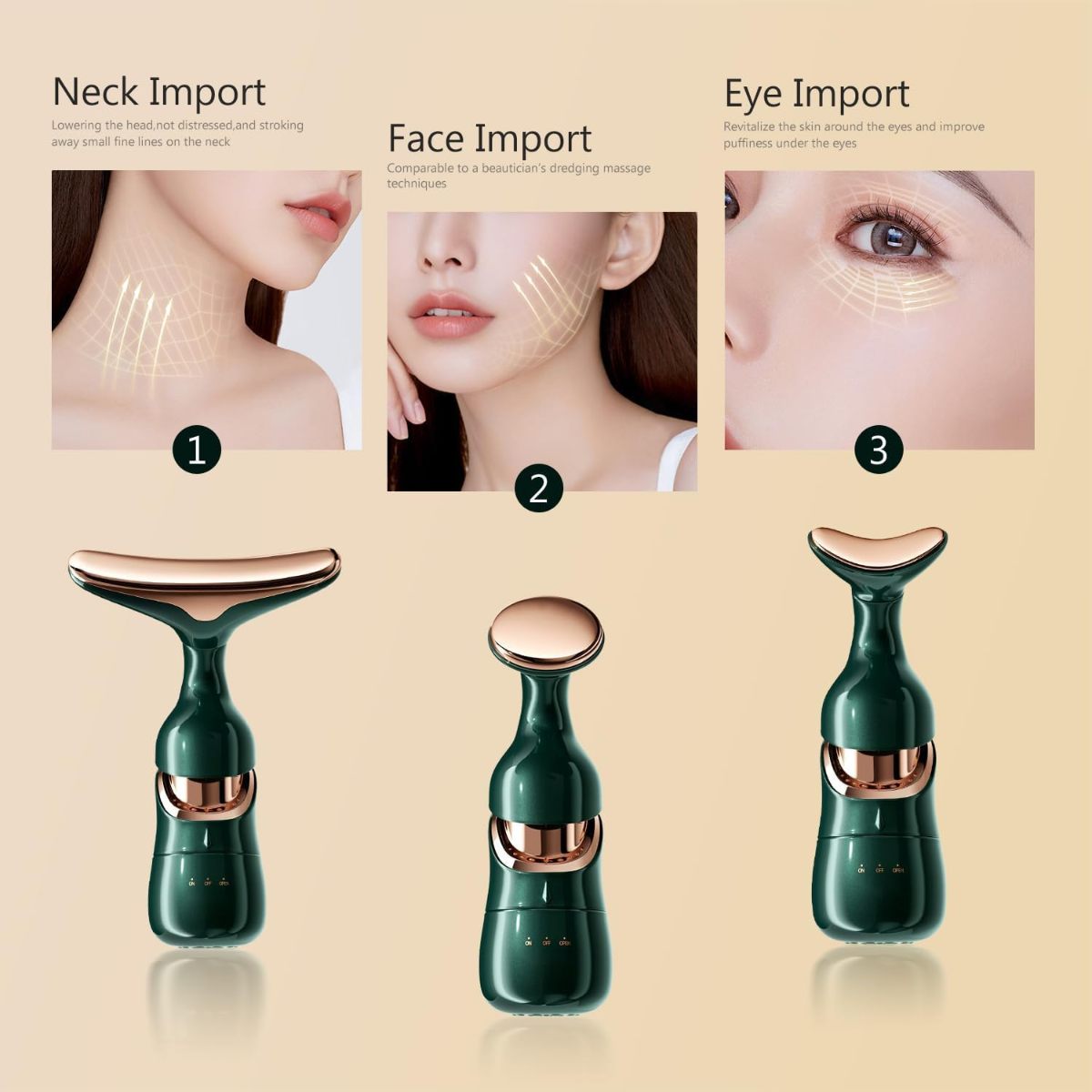 KDK 4D Facial Massager Face lift and firming device